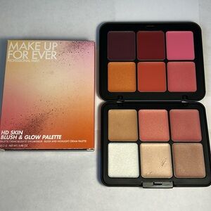 NWT🌷Make Up For Ever HD Skin Blush & Glow Longwear Cream Face Palette